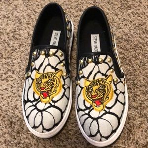 Steve Madden studded tiger sneakers